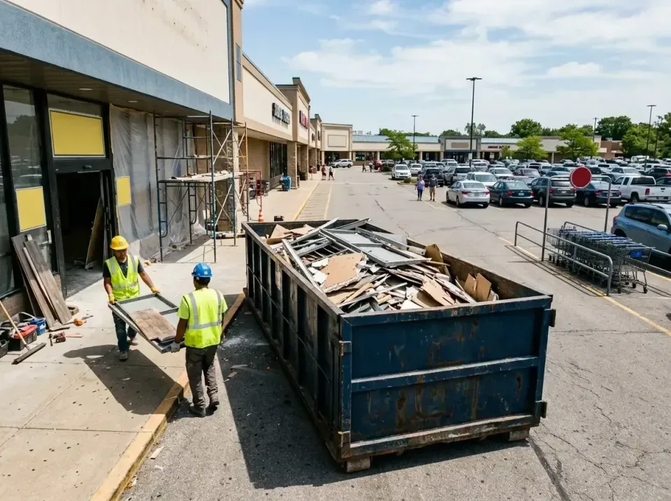 retail-store-renovation-debris-003 — frequently asked questions, Roll-off Dumpster Rentals in Fox Lake Hills, IL